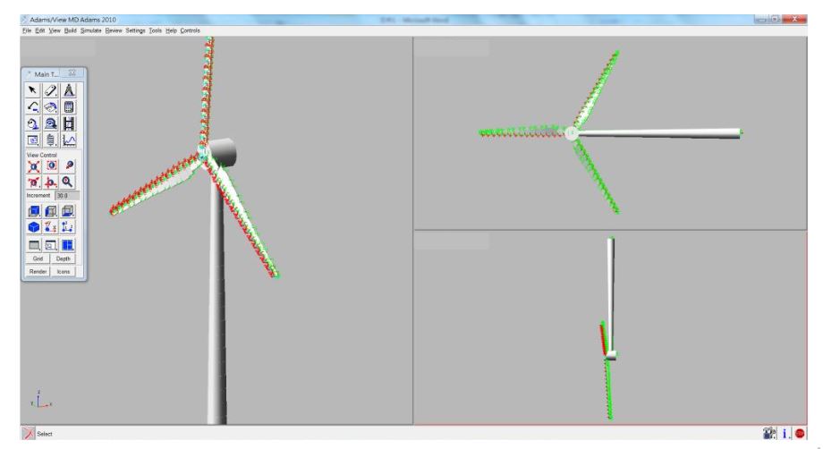 Figure 4. 3D expression of wind turbine outlook