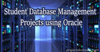 Student Database Management Projects using Oracle