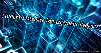 Student Database Management Projects